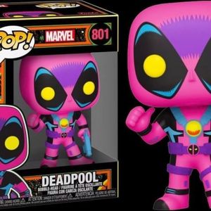 Funko Pop! Marvel Deadpool Blacklight Bobble Head